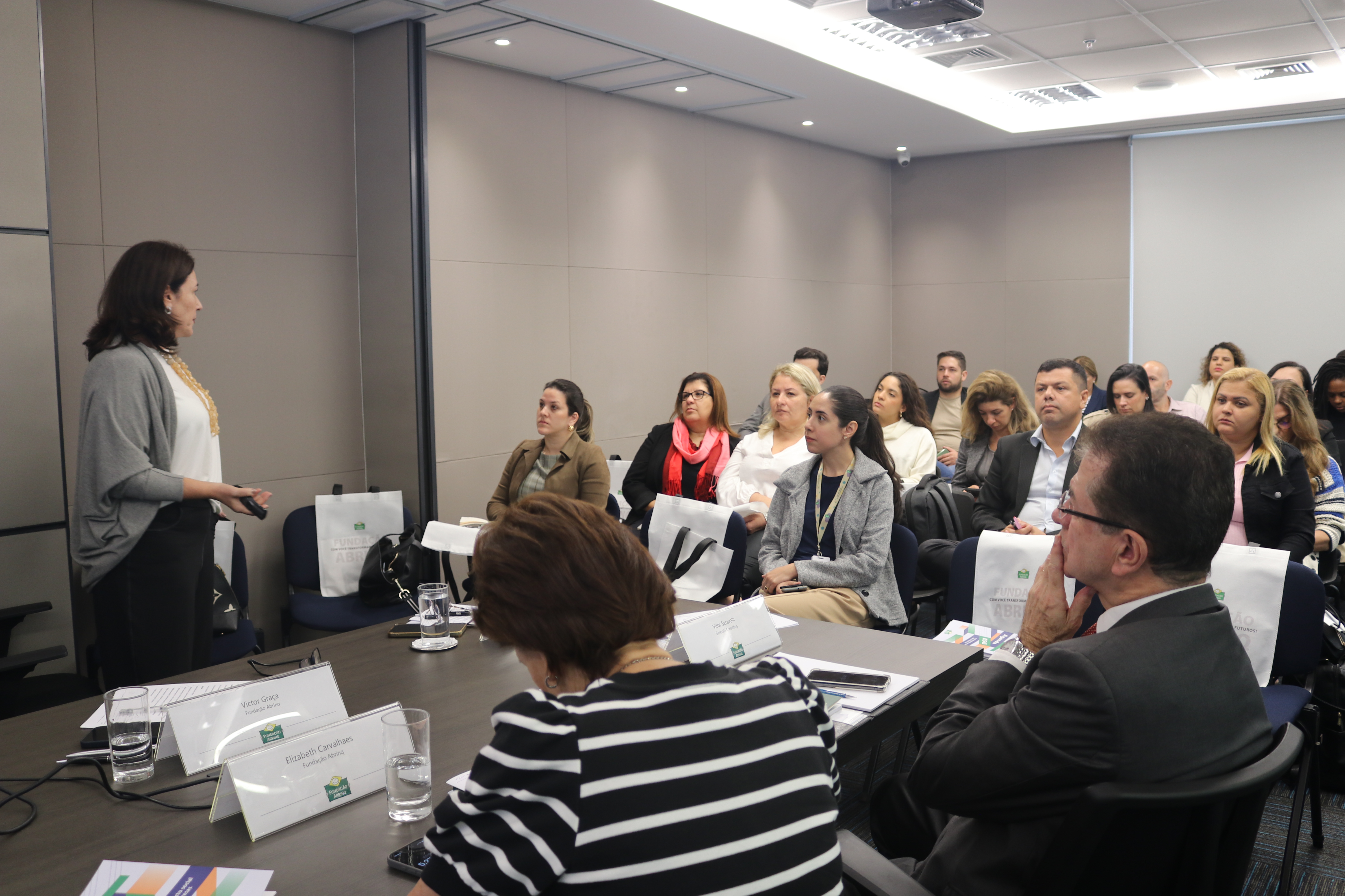 Foto do evento de lançamento da publicação Agenda ESG e o Impacto Social das Empresas