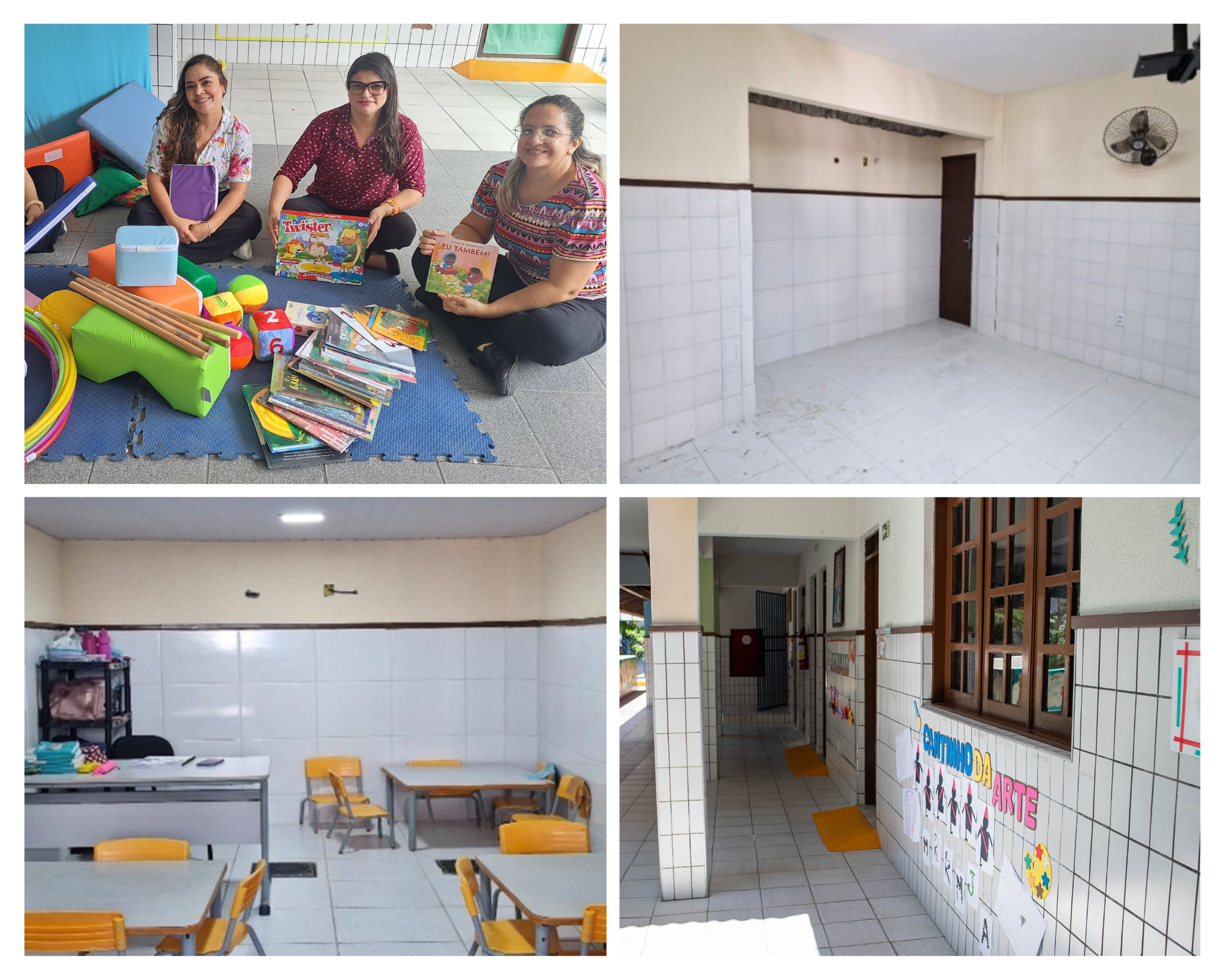 Reformas na creche Smaldone