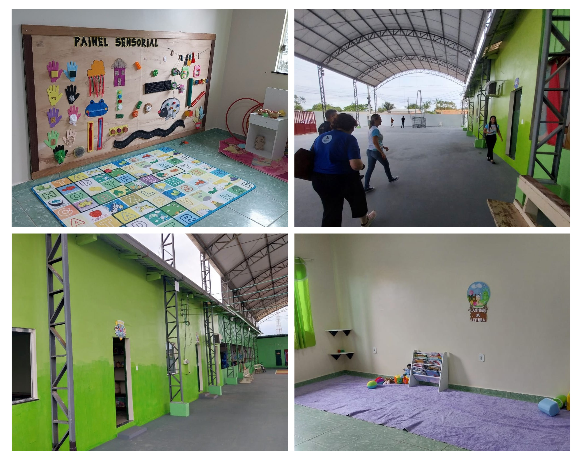 Espaços reformados na Creche Bom Pastor