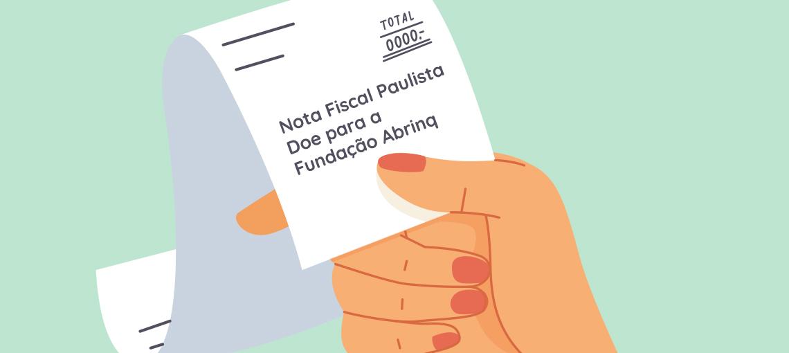 Doe para a Fundação Abrinq