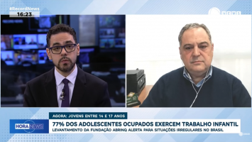 77% dos adolescentes ocupados exercem trabalho infantil
