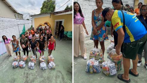Fundação Abrinq apoia famílias atingidas pela cheia em Manaus com doações de alimentos, kits de higiene e material escolar