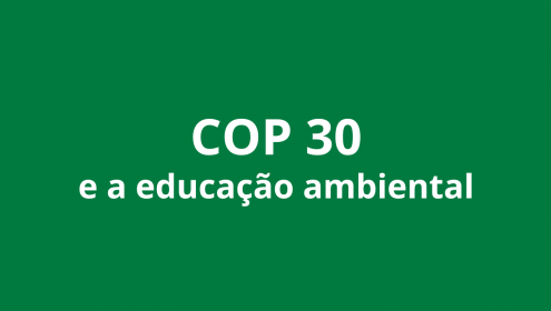 educação ambiental infantil e COP 30 em Belém do Pará