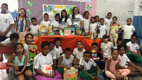 Alunos da Escola Rural Projeto Brasília