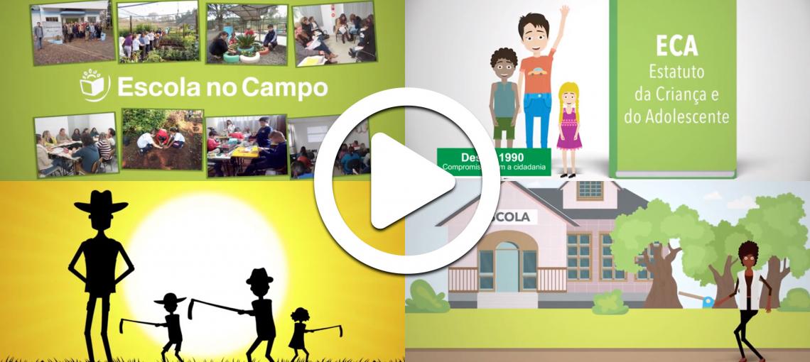 Fundação Abrinq produz vídeos para aprimorar as ações dos professores no Projeto Escola no Campo 