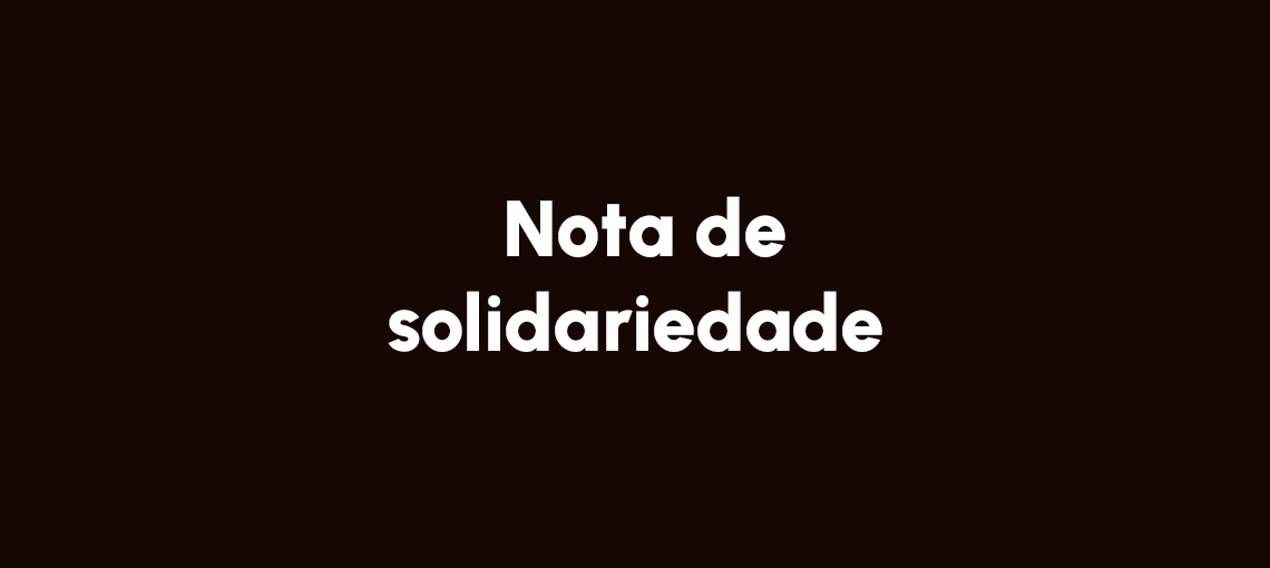 Nota de solidariedade