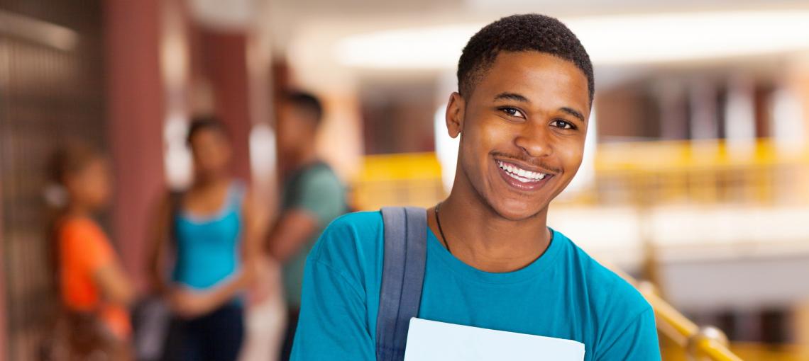 Adolescente na escola