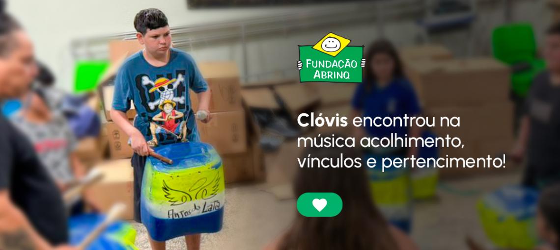 Adolescente beneficiado pela FADC
