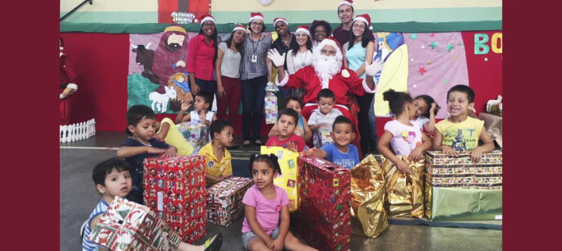 Centro de Promoção Social Bororé recebe a visita do Papai Noel